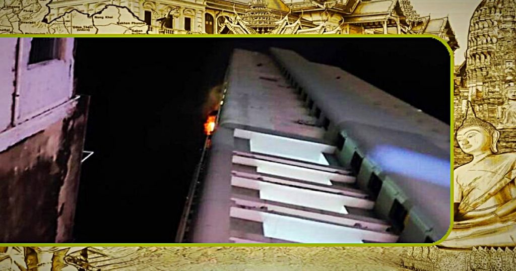 Bij brand in een appartementencomplex in Bangkok komt één persoon om het leven en raakte twintig anderen gewond