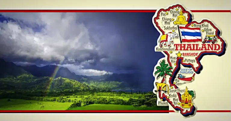 Koud en winderig in het bovenste deel van Thailand en regen in het onderste deel