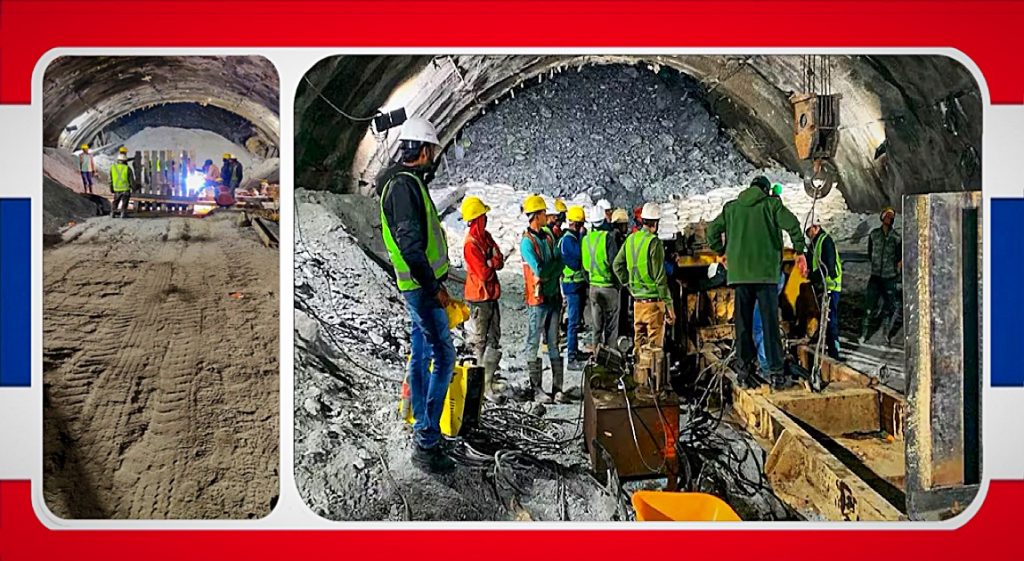 India vraagt ​​hulp aan Thailand om vastzittende tunnelgravers te redden