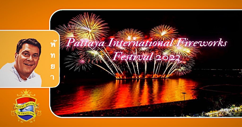 Hier een overzicht van de landen planning tijdens het Pattaya International Fireworks Festival voor 24 en 25 november