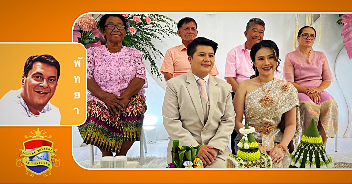 Na 8 jaar liefde besloten deze dames in Oost-Thailand elkaar het JA-woord te geven