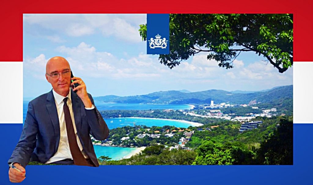 Ambassadeur Remco van Wijngaarden en zijn collega’s brengen 7 december een bezoek aan Phuket