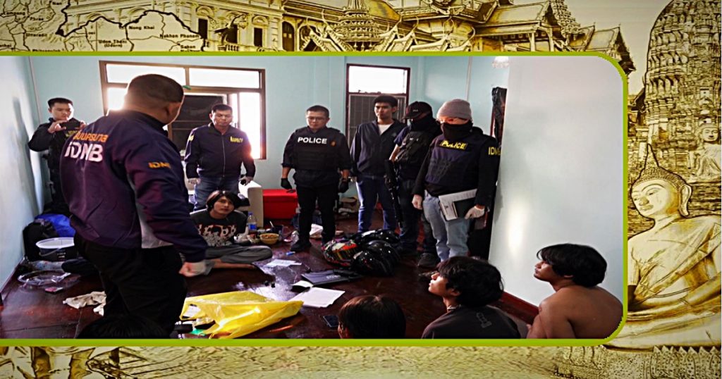 Politie Bangkok gaat verder in het onderzoek naar een vermeend misdaadsyndicaat na de moord op een leraar en student in het Klong Toey gebied