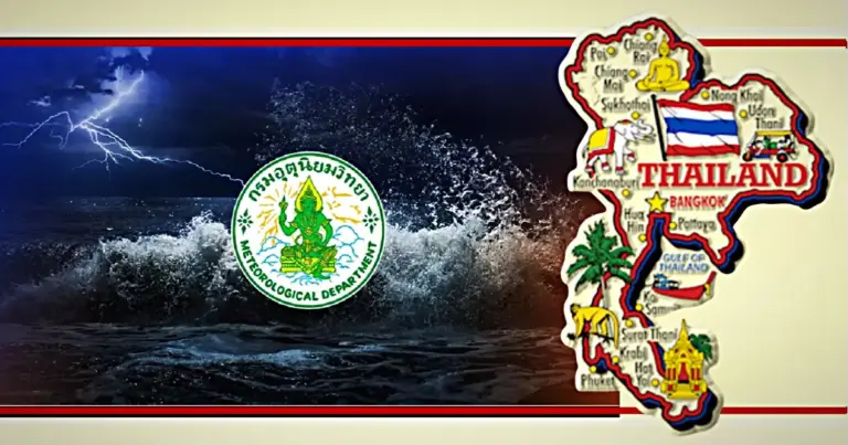 Heel Thailand krijgt met regen te maken, het zuiden een beetje méér