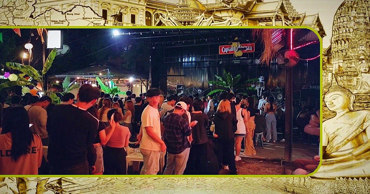 De politie arresteert 242 minderjarige pub bezoekers tijdens een inval in een illegale pub in Chiang Mai