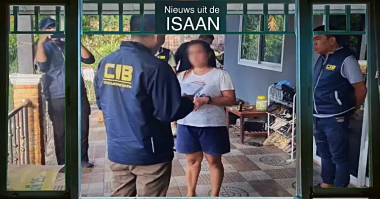 Loterijfraudeur in Noordoost-Thailand opgepakt voor oplichting ter waarde van 180 miljoen baht 