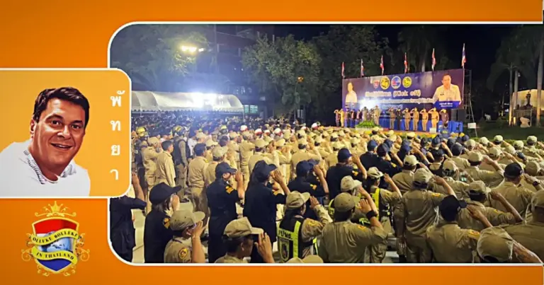 Gouverneur van Chonburi kondigt een grootscheeps optreden in Pattaya aan om de misdaad aan te pakken