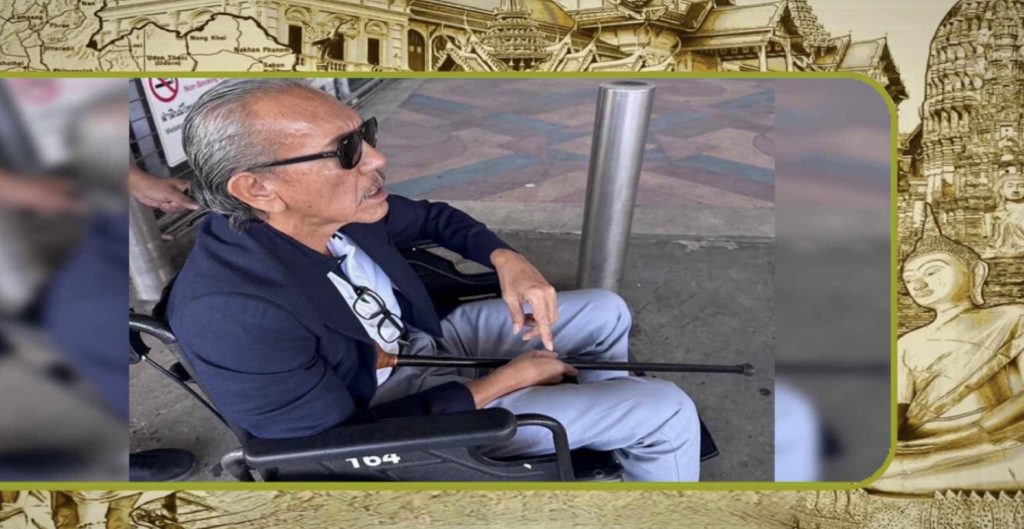 De voormalige massage tycoon uit Thailand neemt een bruisende omweg om in Schotland een behandeling tegen kanker te ondergaan