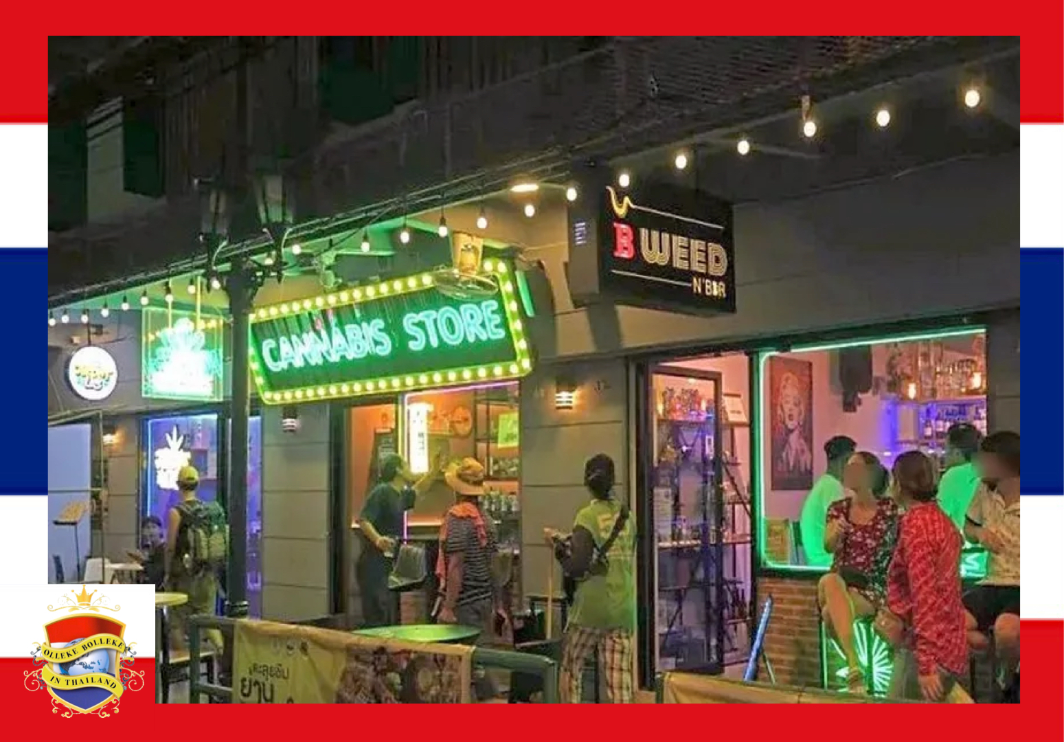 De 6000 bestaande marihuanashops in Thailand zullen gedoogd worden