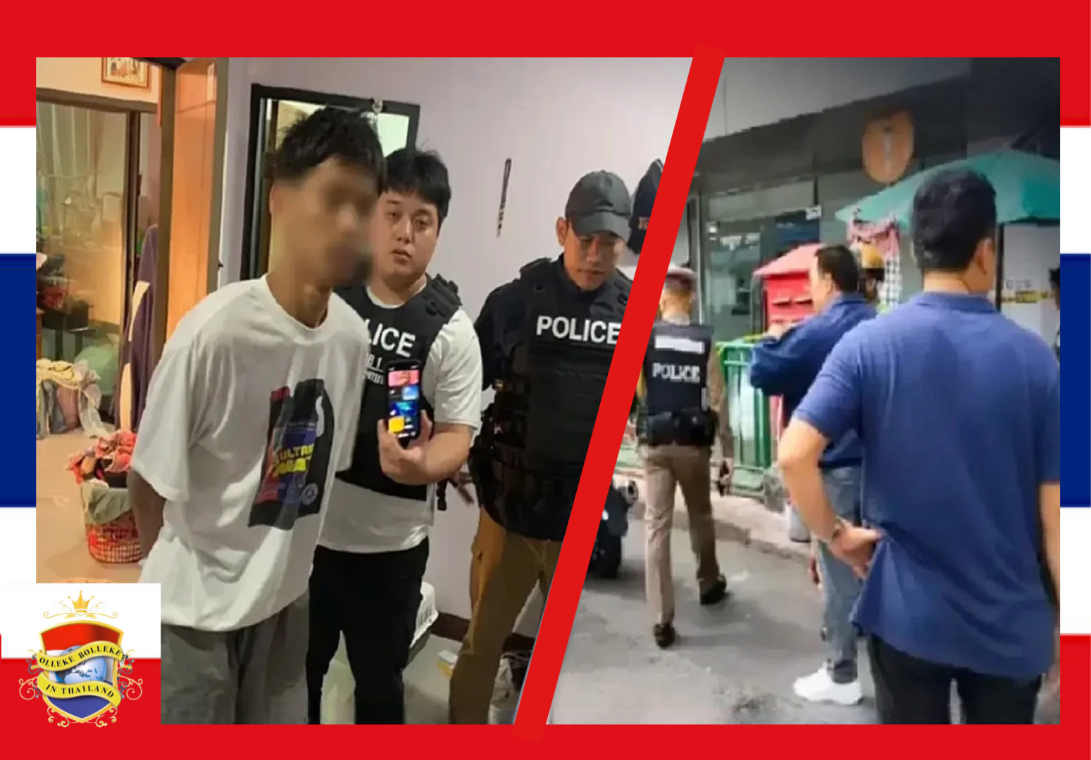 Politie Bangkok arresteert tien verdachten wegens betrokkenheid schietpartij waarbij drie personen om het leven kwamen