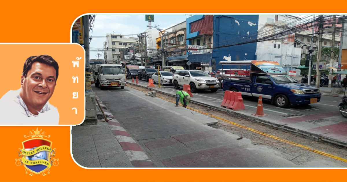Pattaya belooft dat alle weg reparaties tegen maart 2024 achter de rug zijn