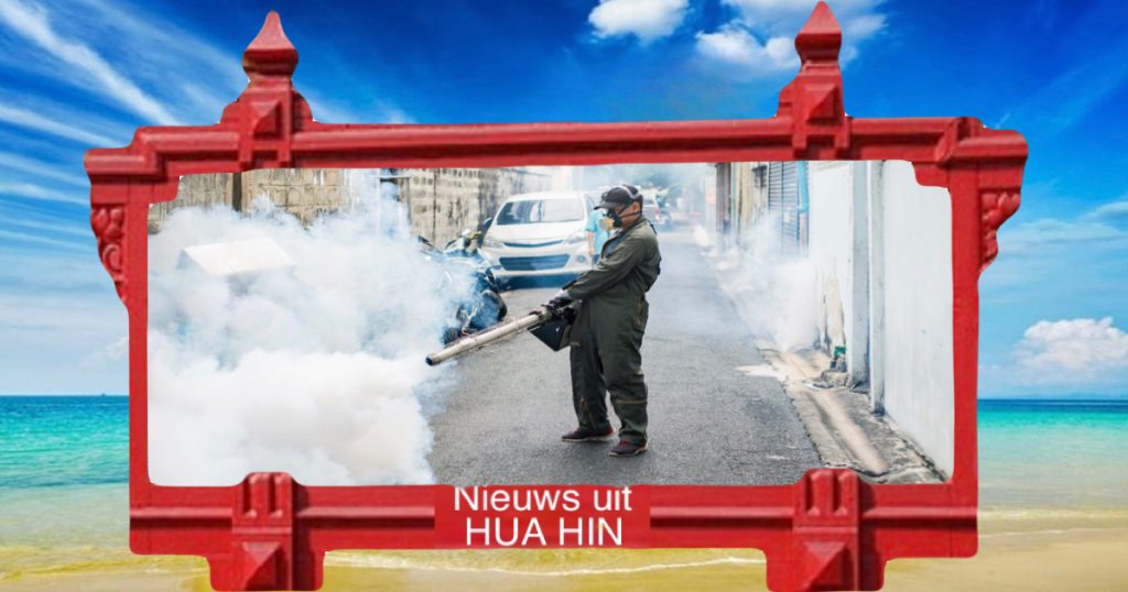 Kustplaats Hua Hin gaat na een bevestiging van een Zika-infectie aan de slag om muggen te verdelgen