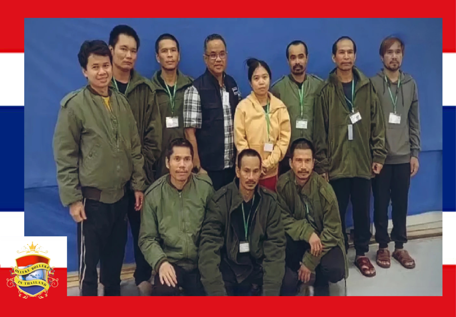 Tien vrijgelaten Thaise gijzelaars worden in een Israëlisch ziekenhuis medisch gecheckt