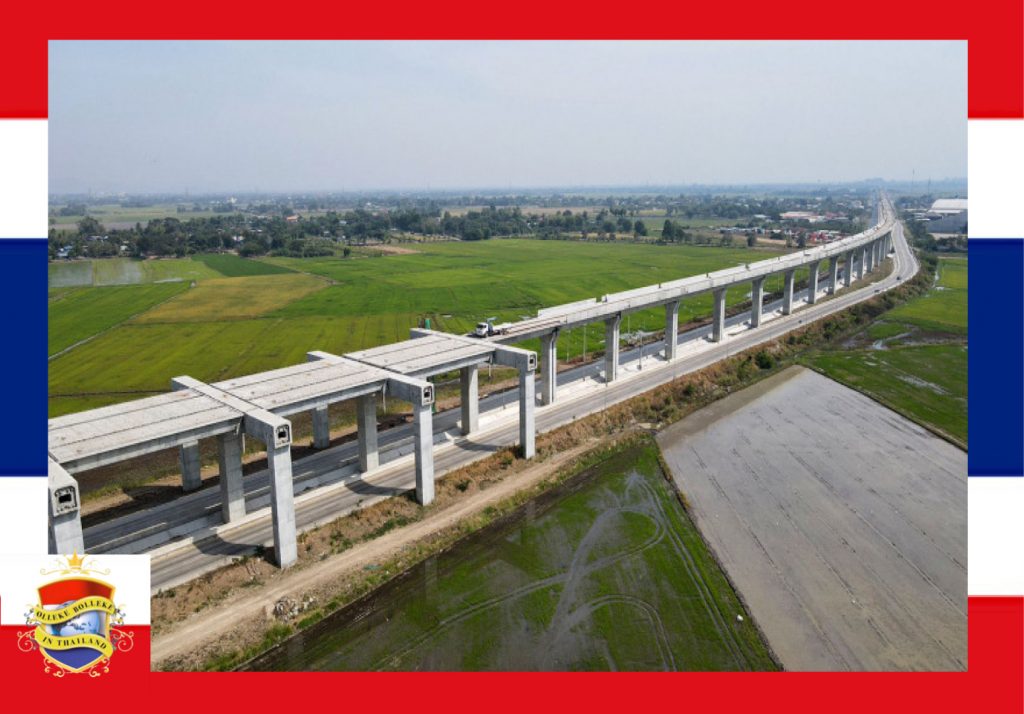 De regering plant twee nieuwe tolwegen in Centraal-Thailand 