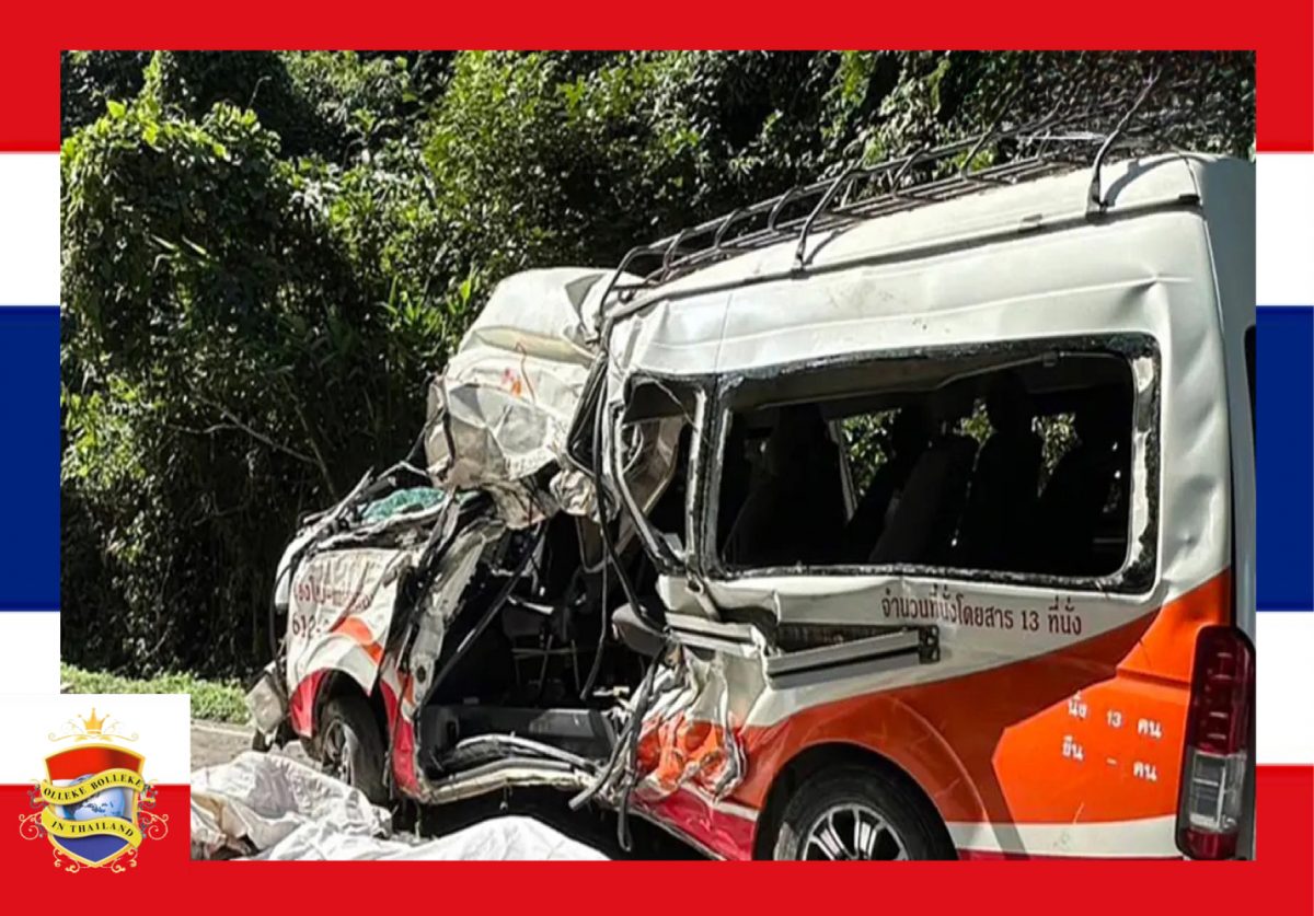Minivan in Chiang Mai verongelukt, één Nederlander kwam daarbij om het leven, zijn vrouw en andere buitenlanders raakte gewond