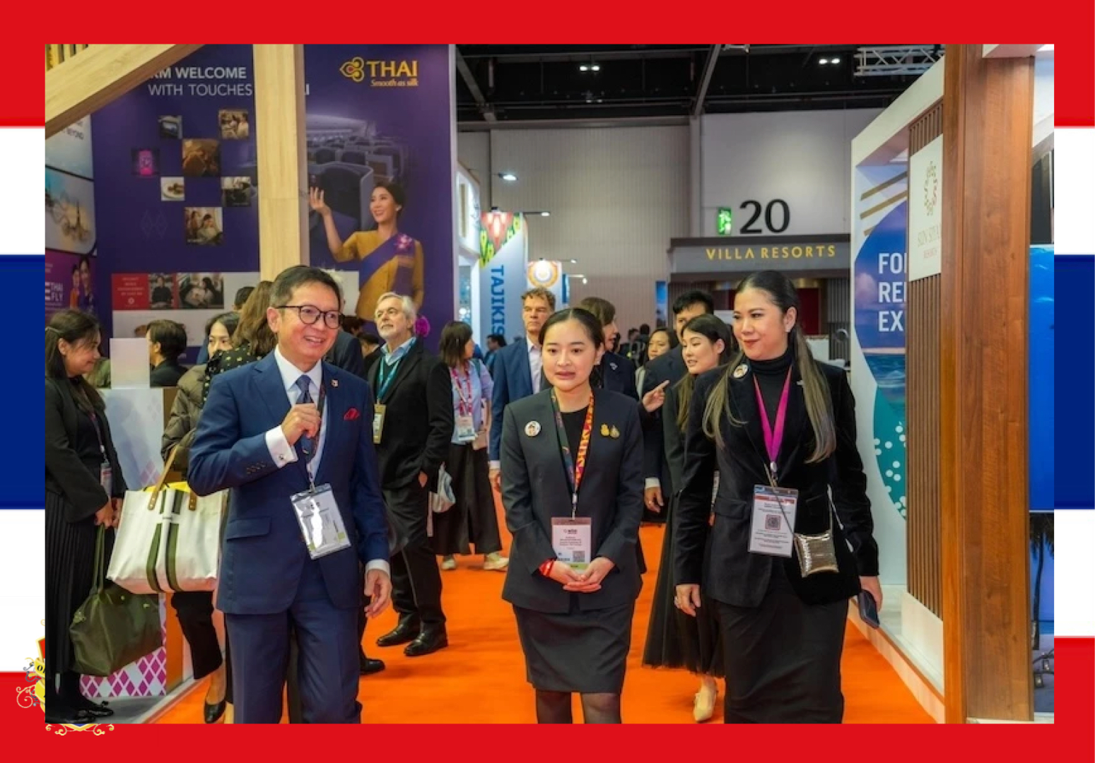 Toeristenautoriteit van Thailand stelt een visumvrijstelling van 60 dagen voor Europese toeristen voor