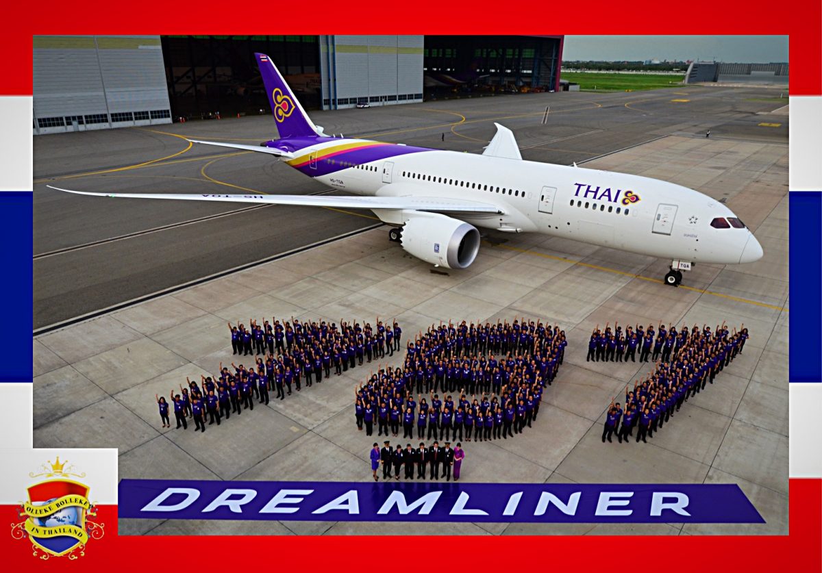 Thai Airways dicht bij order voor 80 Boeing 787’s