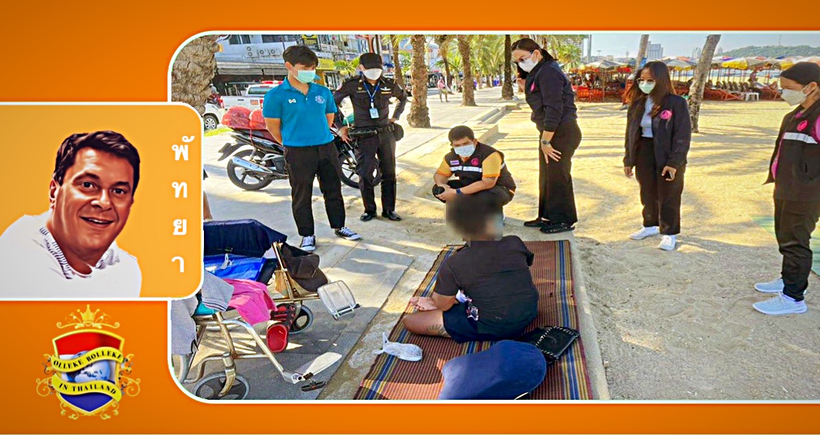 Een vredeseenheid helpt de kwetsbare mensen in Pattaya