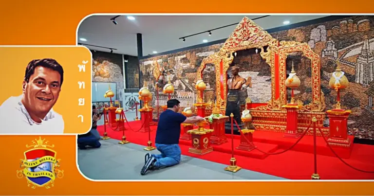 Thaise koningszoon bezocht de tuinen van Nong Nooch-in Pattaya