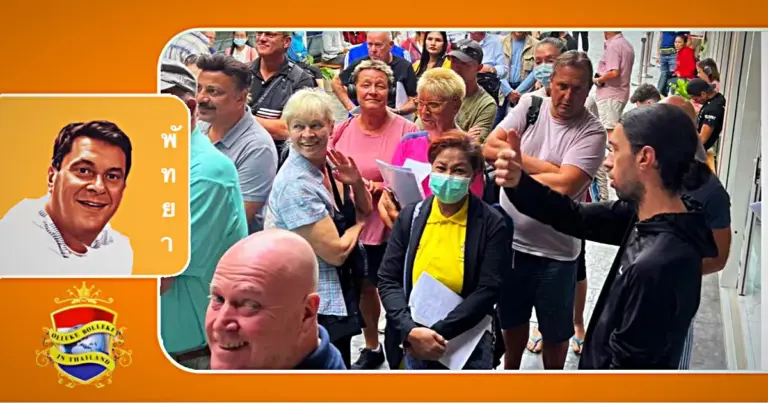 Immigratiedienst Chonburi was vandaag berendruk, maar let op, met nieuwjaar is dat anders!