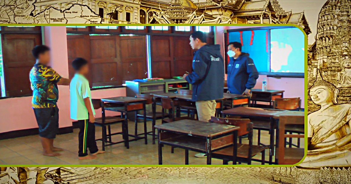 Thaise leraar mishandelt twee schooljongens fysiek, waardoor één met gebroken ribben thuiskomt