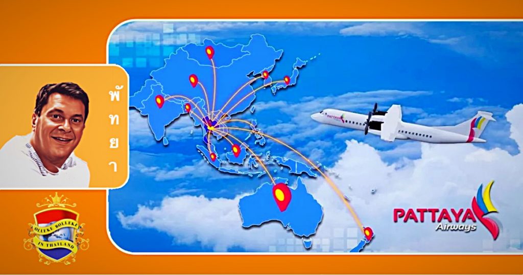Pattaya Airways en 8 andere luchtvaartmaatschappijen gaan dit jaar de lucht in