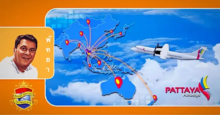 Pattaya Airways en 8 andere luchtvaartmaatschappijen gaan dit jaar de lucht in