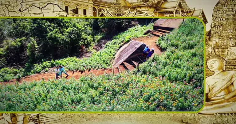 Toeristen in Noord-Thailand worden getrakteerd op een kleurrijke collage van madeliefjes 