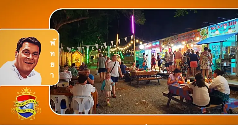 In Pattaya Noord is een nieuwe markt opgezet, speciaal voor de uit hun koude datsja’s gevluchte Russen