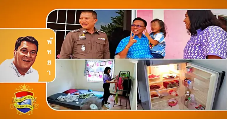 Door haar moeder achtergelaten peuter, door de politie van Pattaya uit huis gehaald 