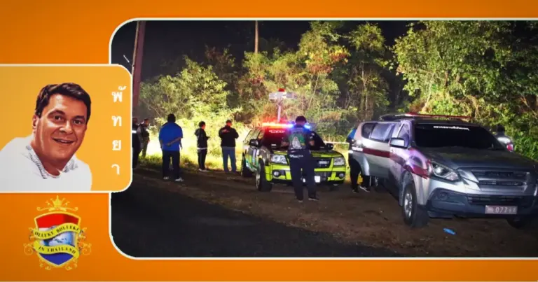 Verbrand menselijk lijk in bos nabij Pattaya gevonden, de politie duikt vol in deze waarschijnlijke moord