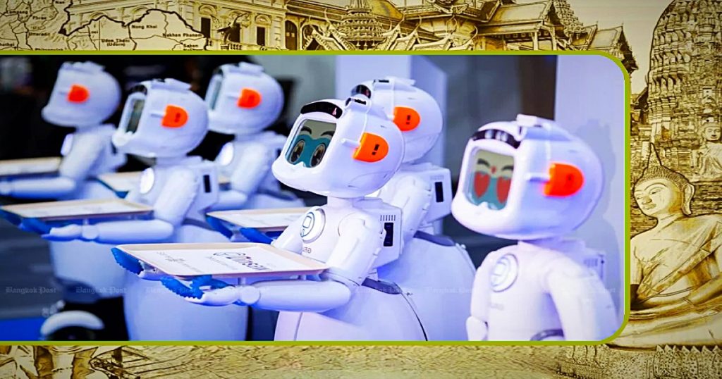 In het Chulalongkorn ziekenhuis in Bangkok worden robots ingezet om snellere service te verlenen