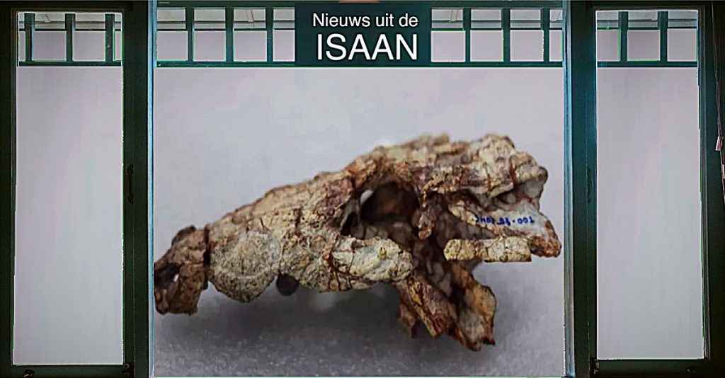In Noord-Thailand is een fossiel van een dwergkrokodil gevonden van meer dan 130 miljoen jaar oud