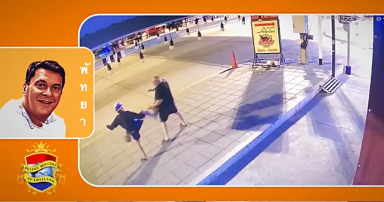 Thaise man in Jomtien aangehouden voor bedreiging van een toerist, die moest rennen voor zijn leven