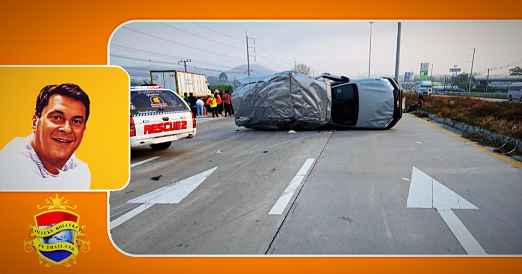 Pick-up kantelt op de snelweg waarbij 23 arbeiders in Oost-Thailand gewond raken