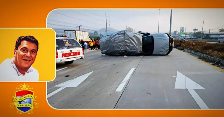 Pick-up kantelt op de snelweg waarbij 23 arbeiders in Oost-Thailand gewond raken