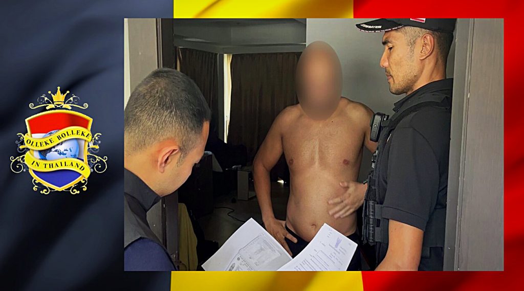 Voortvluchtige 36-jarige Marokkaanse -Belg in Thailand van zijn bed gelicht en gearresteerd 