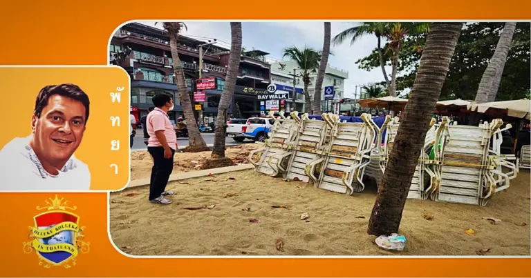 Strandexploitant in Pattaya moet 15 dagen op een “houtje bijten” na het beledigen van toeristen
