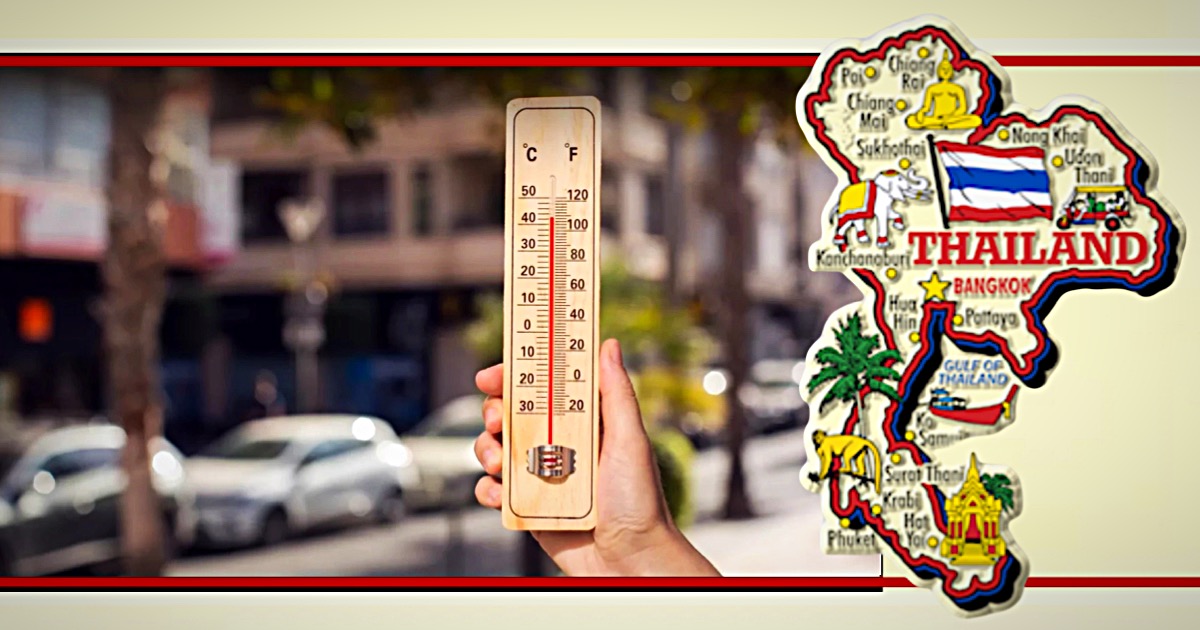 De zomer begint eind februari in Thailand, met de heetste periode in maart, zo luidt de voorspelling