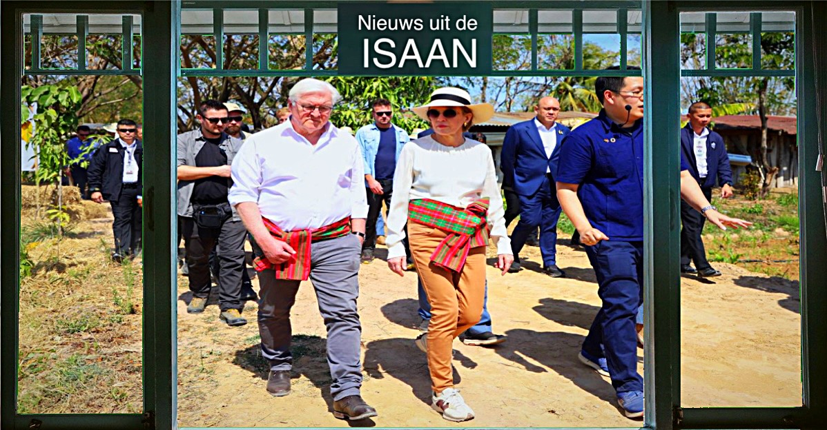 Duitse president bezoekt rijstvelden in Isaan en Noord-Thailand