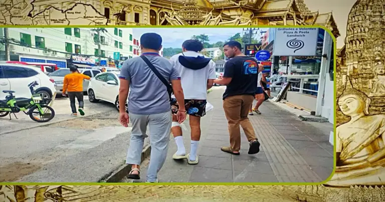 22-jarige Duitse man in het zuidelijke gelegen Phuket voor een brutale diefstal gearresteerd