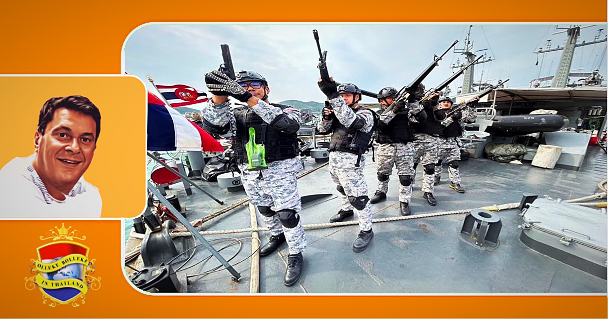Thaise marine voert in Oost-Thailand uitgebreide paraatheidsoefeningen uit