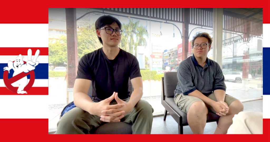 Thaise studenten werpen zich in Noord-Thailand op als de “Ghostbusters” van Chiang Mai