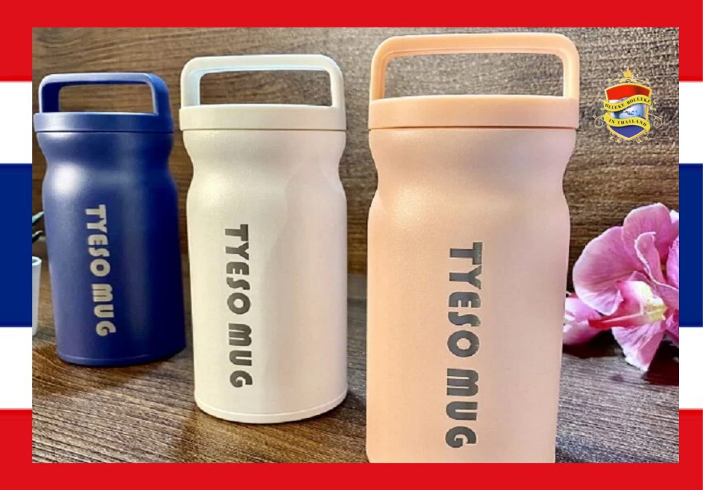 De markten in Thailand worden overspoeld met nagemaakte TYESO-thermobekers