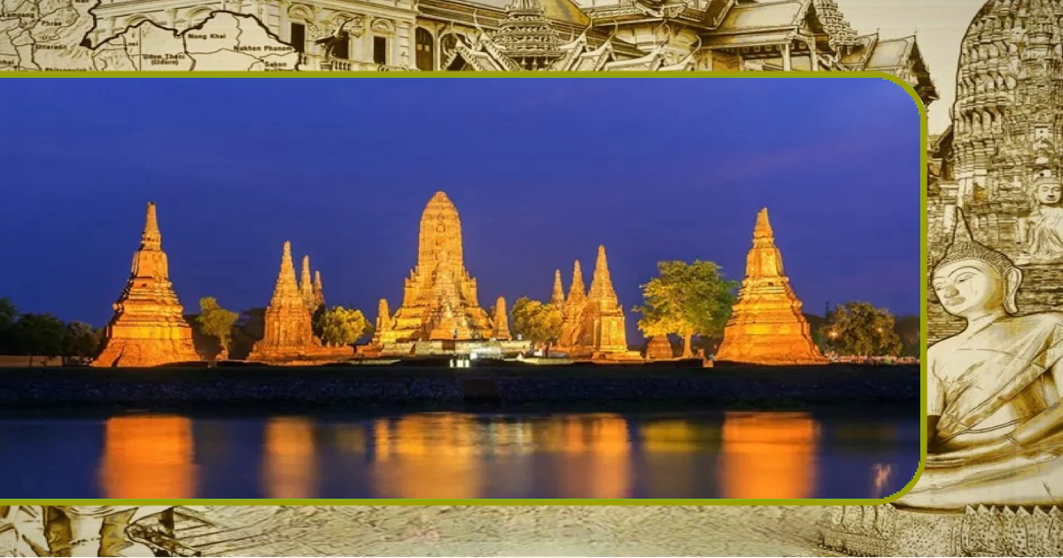 Het in Centraal Thailand gelegen Ayutthaya promoot het nachtelijke bezoek aan de oude historische tempels in de provincie