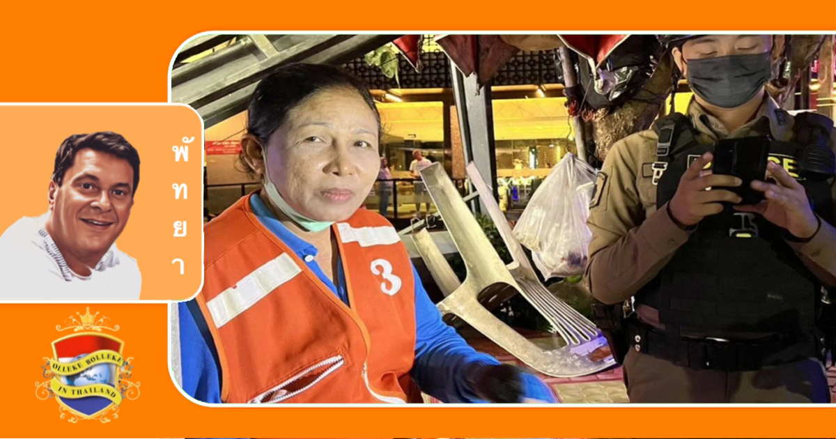 Taxichauffeuse in Pattaya vindt tas met $ 1500 (54.000 Thaise baht) op straat en geeft deze terug