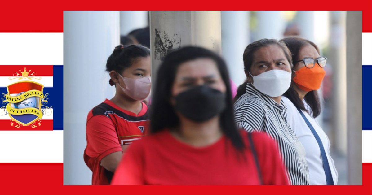 55 provincies in Thailand hebben vandaag te maken met zeer ernstige luchtvervuiling 