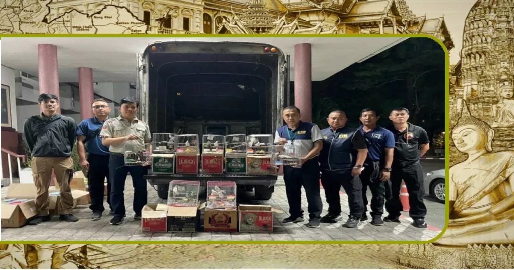 🎥 | Drie Vietnamezen in Bangkok gearresteerd voor de smokkel van meer dan 1000 wilde dieren