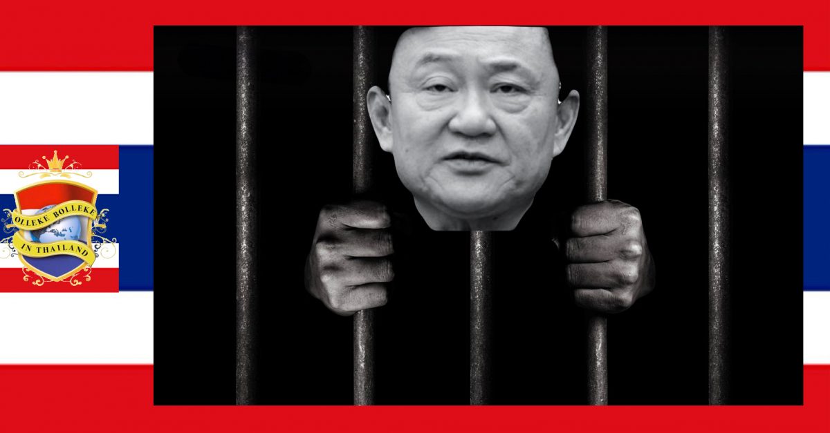 Demonstraties in Thailand gaande, Thaksin Shinawatra hoort achter de tralies en niet in een luxe ziekenhuiskamer 