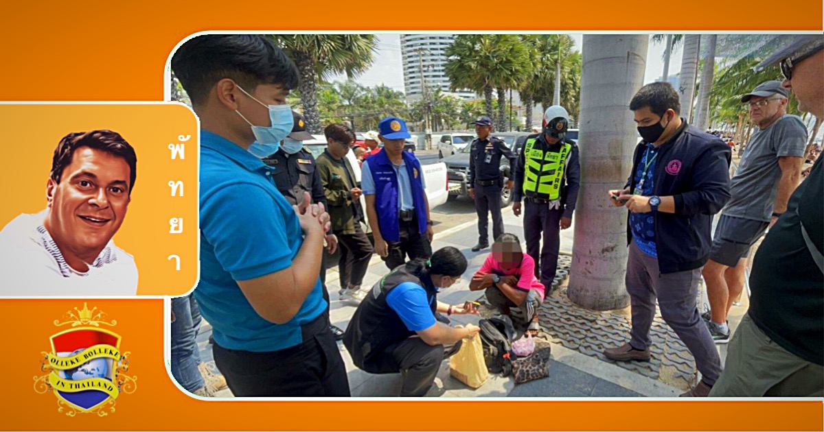 Overheid Thailand treedt hard op tegen de daklozen in Pattaya en Jomtien: 14 personen gearresteerd, één met drugs